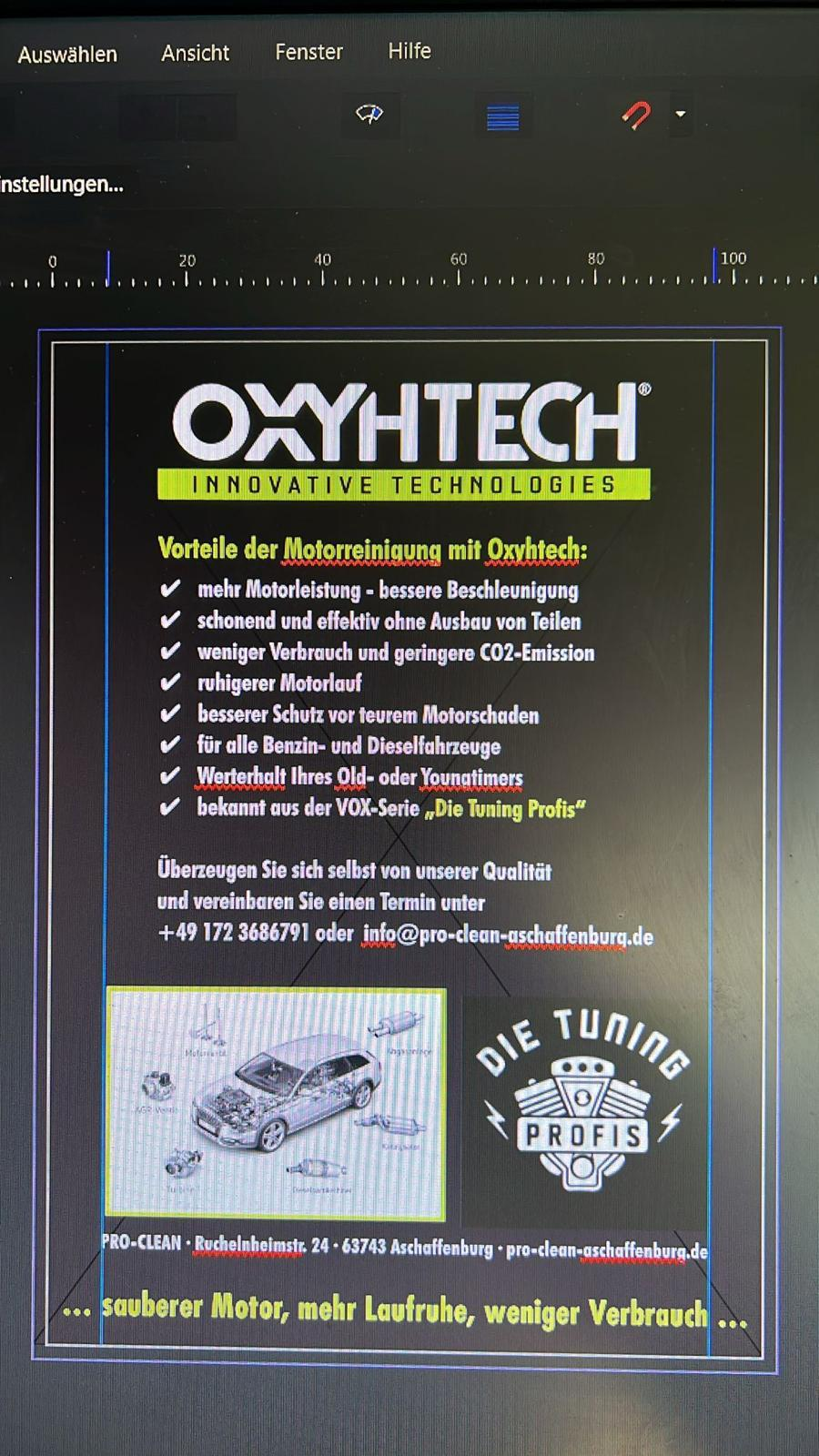 OXYHTECH Vorteile Flyer